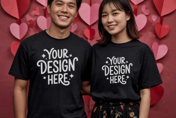 BC3001 Valentine Mockup: Essential Graphics for Product Mockups