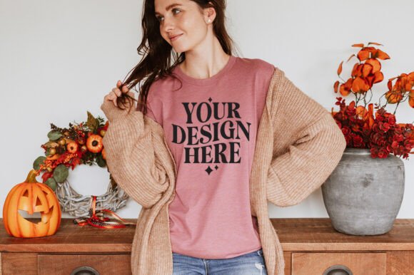 Bella Canvas 3001 Fall Mockup: Essential Graphics