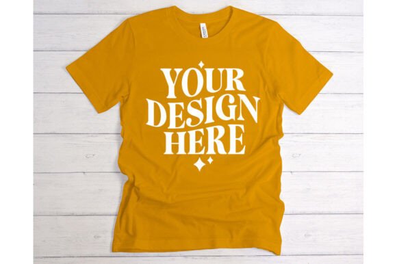 Bella Canvas Gold Mockup: Premium Graphics for Product Mockups