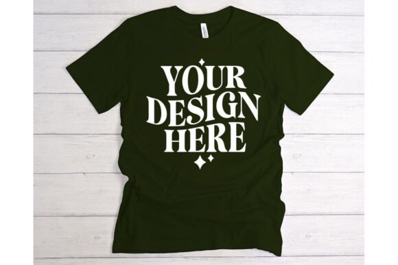 Bella Canvas Olive Mockup: Graphics for Product Mockups