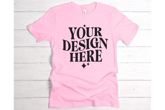 Bella Canvas Pink Mockup: Graphics & Product Mockups