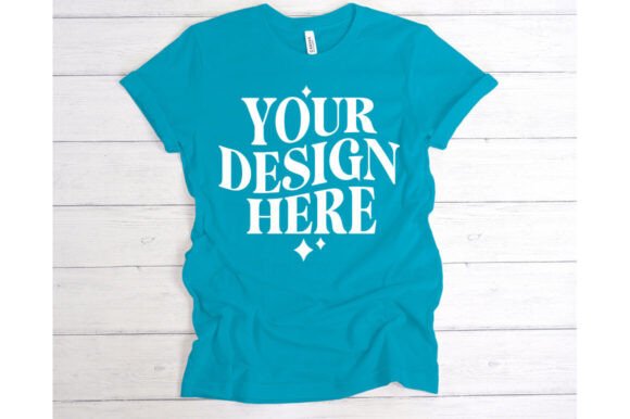 Bella Canvas Turquoise Mockup: Essential Graphics