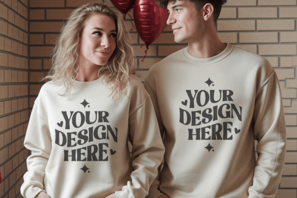 Couple Valentine's Day Mockup: Graphics & Product Mockups