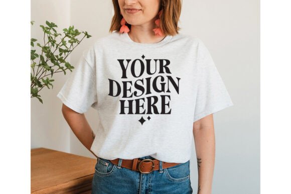 Gildan 5000 Ash T-shirt Mockup Review