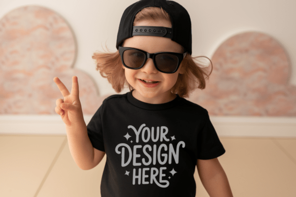 Gildan 5000B Kids T-shirt Mockup 32: Graphics & Product Mockups