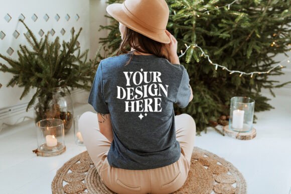 Gildan 64000 Christmas Mockup: Graphics & Product Mockups