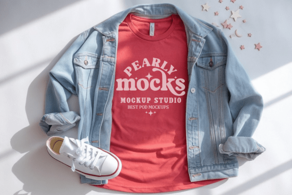 Kids Bella Canvas 3001Y Mockup: Graphics & Product Mockups
