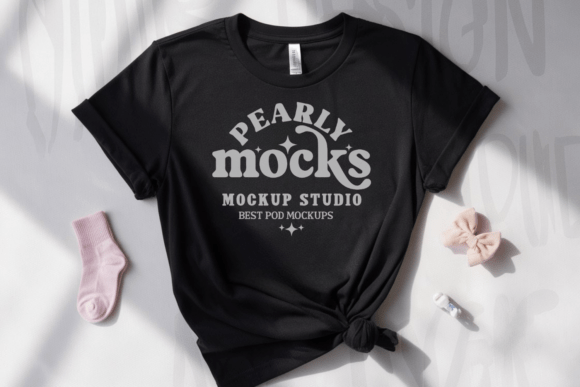 Kids Bella Canvas 3001Y Mockup: Graphics & Product Mockups