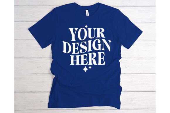 Review: Bella Canvas Royal Blue T-shirt Mockup