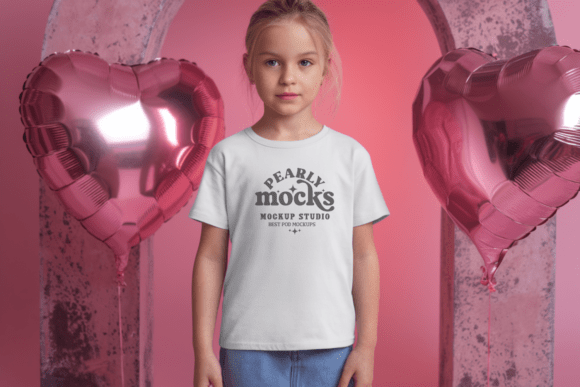 Valentine BC3001T Kids T-shirt Mockup 28 Review