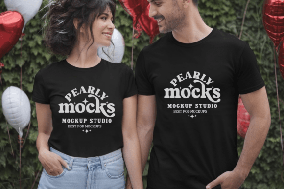 Valentine's Couple Mockup: Graphics & Product Mockups