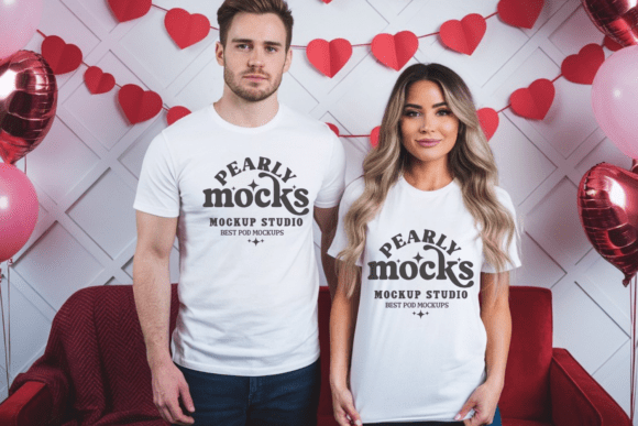 Valentine's Couple Mockup: Graphics & Product Mockups