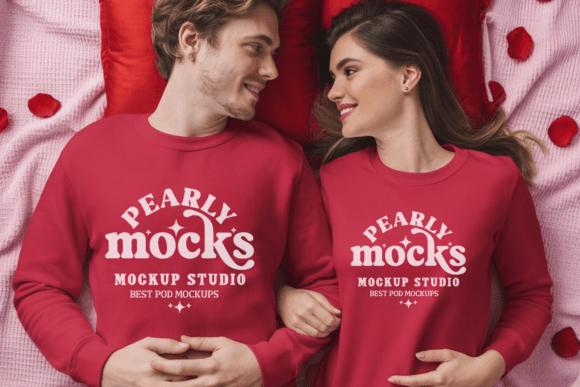 Valentine's Couple Mockup: Graphics & Product Mockups